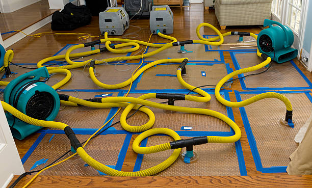 Professional Crawl Space Water Removal technician working in Little Hocking, OH